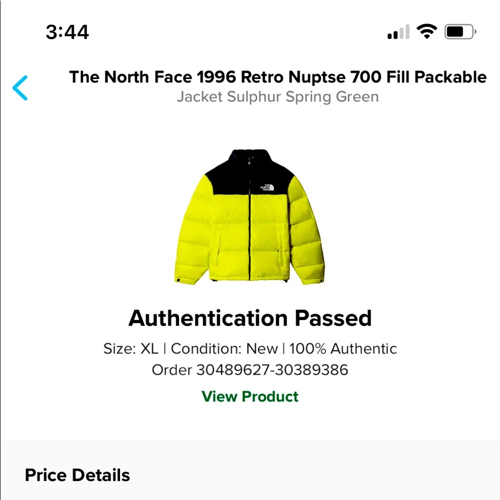 Brand new the north face 1996